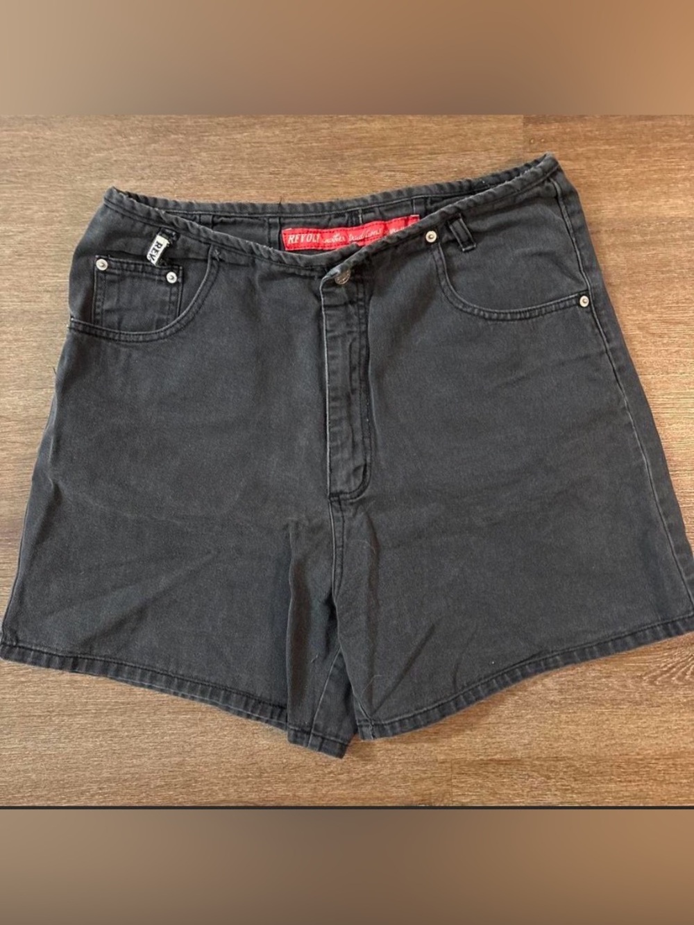 Revolt Black Denim Women’s Shorts
